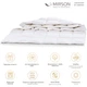 Одеяло бамбуковое MirSon №1375 Luxury Exclusive Летнее 140x205 см (2200001532670) - изображение 14