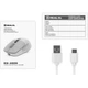 Миша бездротова REAL-EL RM-480W White - изображение 7