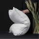 Подушка MirSon №206 Silver Cloud Гусиный пух низкая 50х70 см (2200009348891) - изображение 6
