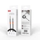 Кабель AUX XO NB-R269A AUX 3.5 мм - AUX 3.5 мм 1 м Black (NB-R269A.black) - зображення 4