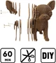 Картонный конструктор Cartonic 3D Puzzle Chihuahua Puppy 71 элемент (CARTMNCHIHU) - изображение 6