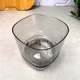 Квадратный прозрачный горшок для орхидей 1.2 л Тёмная дымка PERA ORCHID KRS-251 - изображение 6