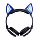 Наушники LINX BL108A Bluetooth наушники с кошачьей ушками LED Черные (SUN0479) - изображение 1
