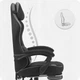 Ігрове крісло CABRO C504 FABRIC чорно-сіре - изображение 4