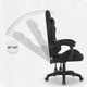Ігрове крісло CABRO C500 Fabric Grey white сірий - білий - изображение 9
