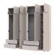 Распашной шкаф для одежды Doros Лукас Кашемир 3+3 ДСП 255х50х240 (42005112) - изображение 2