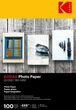 Фотобумага Kodak 10*15 см глянцевая 100 листов плотность 180 г/м² - изображение 2