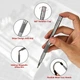Набор магнитных прецизионных отверток 128 в 1 Multi-Tool Set с гибким валом для ремонта электроники в компактном футляре - изображение 8