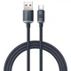 Data Кабель Baseus Crystal Shine Series USB to Type-C 100W 1.2m, Black - зображення 1