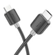 Data Кабель HOCO US08 HDTV 2.4K HD HDMI to HDMI 1m, Black - изображение 2