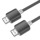 Data Кабель HOCO US08 HDTV 2.4K HD HDMI to HDMI 1m, Black - изображение 4