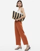 Брюки H&M Ж1115976 (11478997) колір коричневий XL - изображение 3