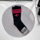 Чоловічі спортивні шкарпетки SuperSox високі Adidas з полосою, Три пари/42-45р. - зображення 3