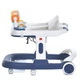 Ходунки M 5032L-4 Bambi Синий, музыка, свет, стопор, силиконовые колёса 4шт, 2 полипроп. колеса, кож.сидение (6903317628025) - изображение 2