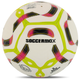 М'яч футбольний №5 PU ламінований гібридне прошиття HYBRID SOCCERMAX FB-4167 (PU, білий) - изображение 3