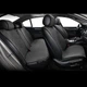 Накидки на сиденья авто передние и задние премиум класса Beltex Verona авточехлы жаккард универсальные черный (BX82100) - изображение 3
