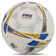 М'яч футбольний професійний ручне прошиття, ламінований №5 PU SOCCERMAX FB-9492 (PU, біло-синьо-золотий) - изображение 5