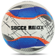 М'яч футбольний професійний ручне прошиття, ламінований №5 PU SOCCERMAX FB-4212 (№5, біло-синій) - изображение 3