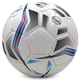 М'яч футбольний професійний ручне прошиття PU SOCCERMAX FIFA EN-10 №5 (PU, біло-чорний) - зображення 4