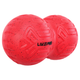 М'яч масажний подвійний для МФР та самомасажу Duoball LivePRO Peanut massage ball LP8509 ø19,4см червоний - зображення 3