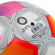 М'яч футбольний №5 PU ламінований клеєний SP-Sport FB-9825 (№5, біло-синьо-помаранчевий) - изображение 6
