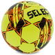 М'яч футбольний PU ручне зшивання №4 SELECT FLASH TURF FIFA BASIC V23 FLASH-TURF-YOR (№4, жовто-помаранчевий) - изображение 4