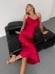 Эффектное платье комбинация 1007tr Simply Sexy красный XS - изображение 2