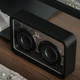 Портативна бездротова колонка Gingko з Bluetooth, з підсвічуванням, басом та USB-C зарядкою, Прозоро-Чорна - зображення 3