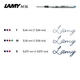 Стержень для шариковых ручек Lamy M16 синий M (1600152) - изображение 3