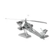 Metalowy 3D konstruktor Fascinations Metal Earth Śmigłowiec szturmowy AH-64 Apache MMS083 (32309010831) - obraz 4