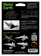 Металлический 3D конструктор "Локхид F-117 "Найтхок"", Metal Earth, MMS164 - изображение 8