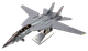 Металлический 3D конструктор "Истребитель F-14 Tomcat", Metal Earth, MMS458 - изображение 1