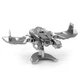 Металевий 3D конструктор "Бойовий корабель Batman v Superman Batwing", Metal Earth, MMS376 - зображення 2