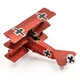 Металлический 3D конструктор Metal Earth "Самолет Fokker Dr. I Triplane" (MMS210) - изображение 3
