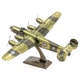 Металевий 3D конструктор "Бомбардувальник B-24 Liberator", Metal Earth, MMS179 - зображення 3