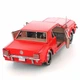 Металлический 3D конструктор Metal Earth "1965 Ford Mustang Coupe Red" (MMS056C) - изображение 4
