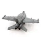 Металлический 3D конструктор Metal Earth "Истребитель-бомбардировщик F/A-18 Super Hornet" (MMS459) - изображение 4