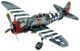 Металлический 3D конструктор "Истребитель P-47 Thunderbolt", Metal Earth, ME1002 - изображение 1