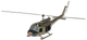 Металлический 3D конструктор "Американский вертолёт UH-1" - изображение 1