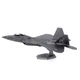 Металевий 3D конструктор "Американський винищувач F-22 Raptor" - зображення 3