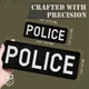 Набор шевронов 2 шт на липучке Police Полиция 9х25 см и 4,5х12,5 см, вышитый патч нашивка - изображение 9