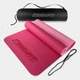 Коврик для йоги и фитнеса EasyFit TPE+TC 6 мм двухслойный + Чехол розовый cо св.розовым - изображение 1