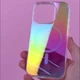 Противоударный чехол TPU Galaxy Sparkle (MagFit) для Apple iPhone 15 Pro Chroma+Glitter - изображение 3