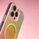 Противоударный чехол TPU Galaxy Sparkle (MagFit) для Apple iPhone 14 Pro Chroma+Glitter - изображение 2