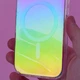 Протиударний чохол TPU Galaxy Sparkle (MagFit) для Apple iPhone 16e Chroma+Glitter - зображення 2