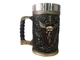 Кухоль Чашка 3D Skull Mug Череп пивний кухоль з Гербом Крилатого Черепа - зображення 4