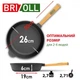 Сковорода Brizoll Optima чавунна з ручкою 260х60 мм (O2660-P) (249116) - изображение 2