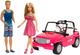 Ігровий набір Barbie Пляжний рожевий джип Барбі та Кен (CJD12) (0887961093926) - зображення 2