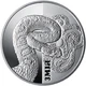 Монета Украина 5 гривен 2017 Серебро UNC Фауна - Змея (Ag 925, пол-унции, 15,55 грамм) - изображение 2