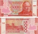 Банкнота Парагвай 5000 гуарани 2011 Полимер UNC Поезд (P234) - изображение 1